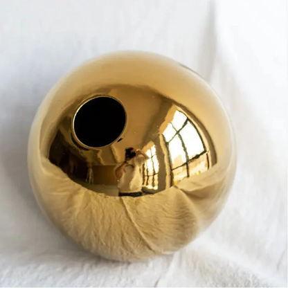 Vaas - LuxeDecor - Gouden Afwerking - Keramisch Design