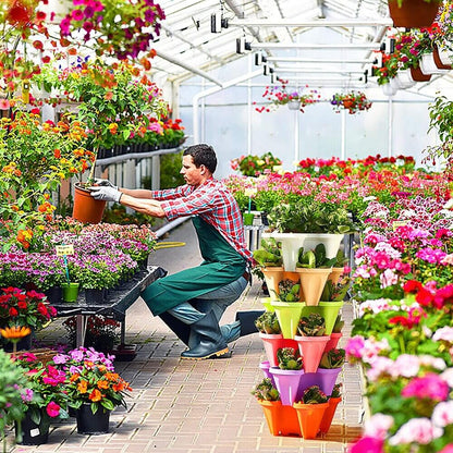 Stapelbare Plantenpotten - Verdura - Ruimtebesparende Tuinoplossing - Verticaal Plantsysteem