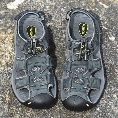 Heren Sandalen - Luxura - Echt Leren - Comfortabele Pasvorm