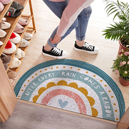 Deurmat - ColorWave - Regenboogprint - Stijlvolle Entree