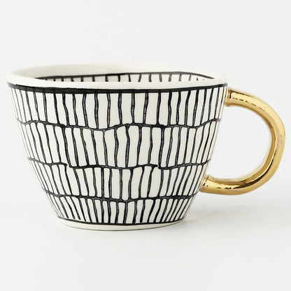 Keramische Mokken - Artistry - Handbeschilderd Design - Geometrische Patronen