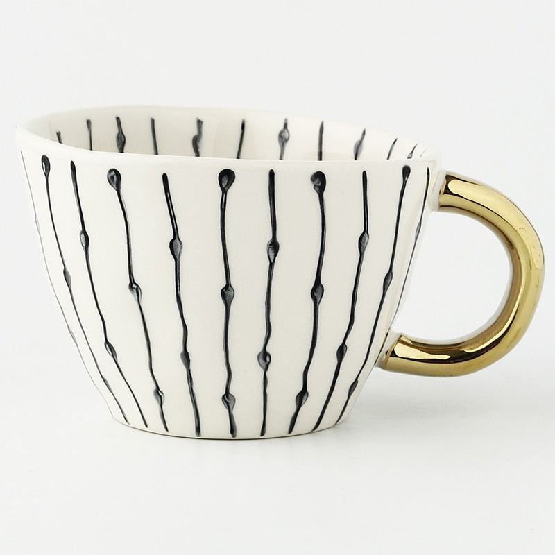Keramische Mokken - Artistry - Handbeschilderd Design - Geometrische Patronen