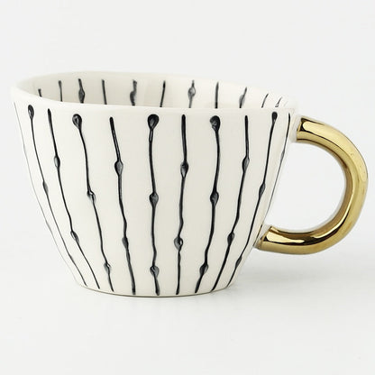 Keramische Mokken - Artistry - Handbeschilderd Design - Geometrische Patronen