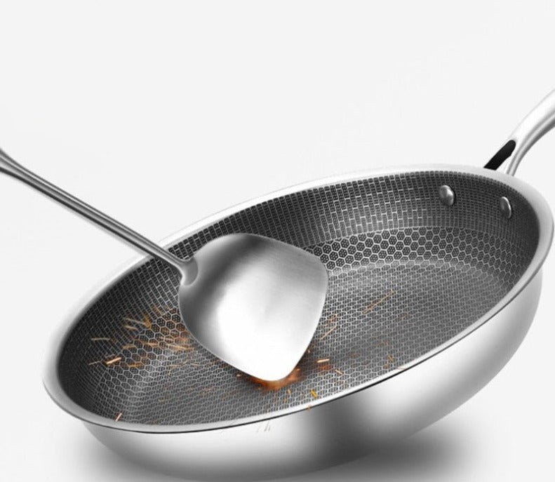 Anti-aanbak Pan - ChefEase - Roestvrijstaal - Makkelijk Koken