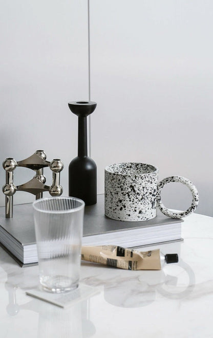 Porseleinen Mok - Luminoir - Grote Handgreep - Elegant Ontwerp     4o mini