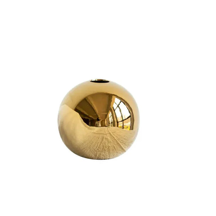 Vaas - LuxeDecor - Gouden Afwerking - Keramisch Design