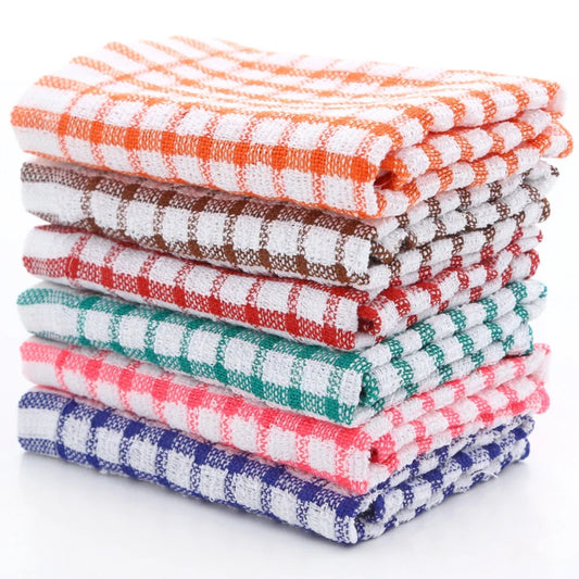 Katoenen Theedoekenset - Wavelya - Super Absorberend Materiaal - Herbruikbare Keuken Doeken