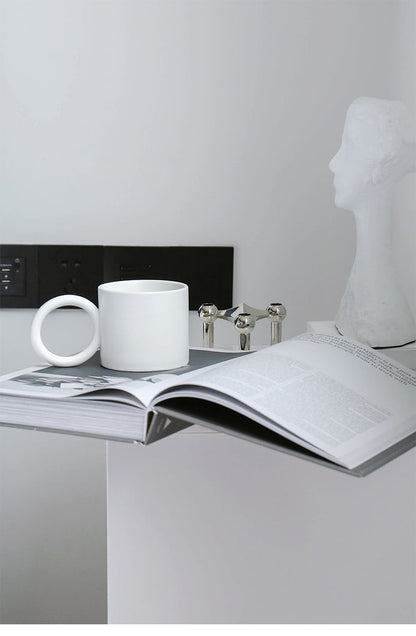 Porseleinen Mok - Luminoir - Grote Handgreep - Elegant Ontwerp     4o mini