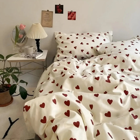 Dekbedovertrek Set - CozyNest - Zachte Comfort - Dromerige Sfeer