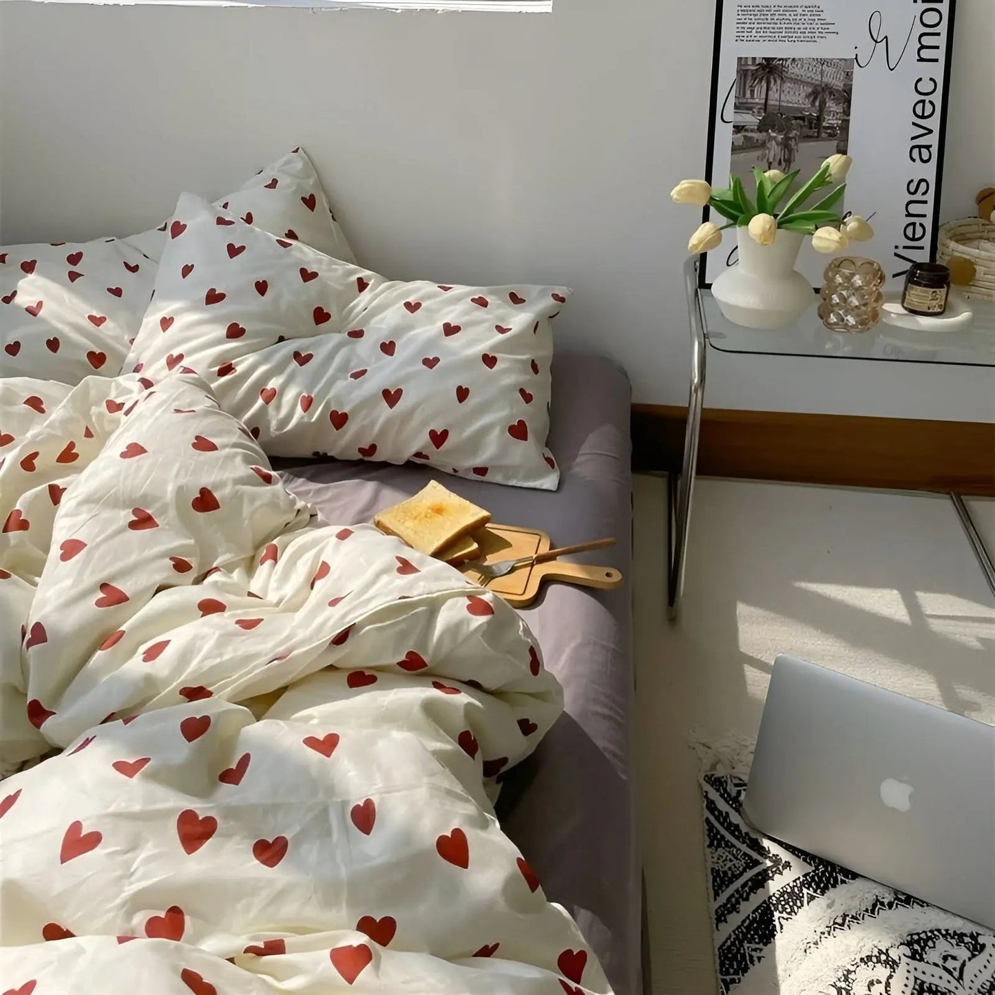 Dekbedovertrek Set - CozyNest - Zachte Comfort - Dromerige Sfeer