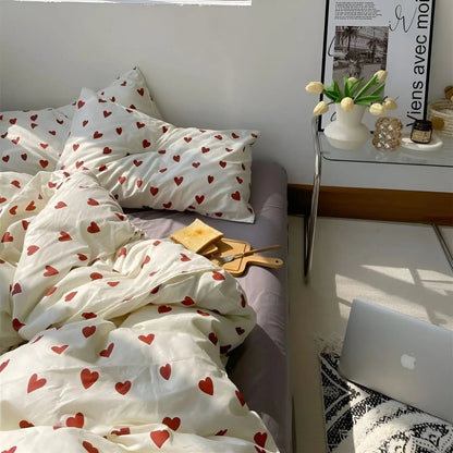 Dekbedovertrek Set - CozyNest - Zachte Comfort - Dromerige Sfeer
