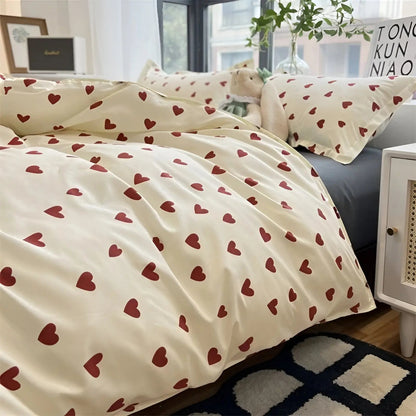 Dekbedovertrek Set - CozyNest - Zachte Comfort - Dromerige Sfeer