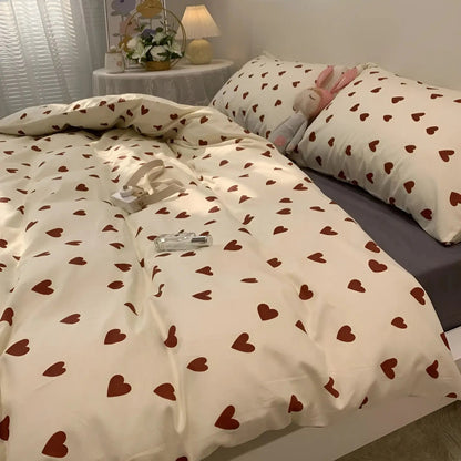 Dekbedovertrek Set - CozyNest - Zachte Comfort - Dromerige Sfeer