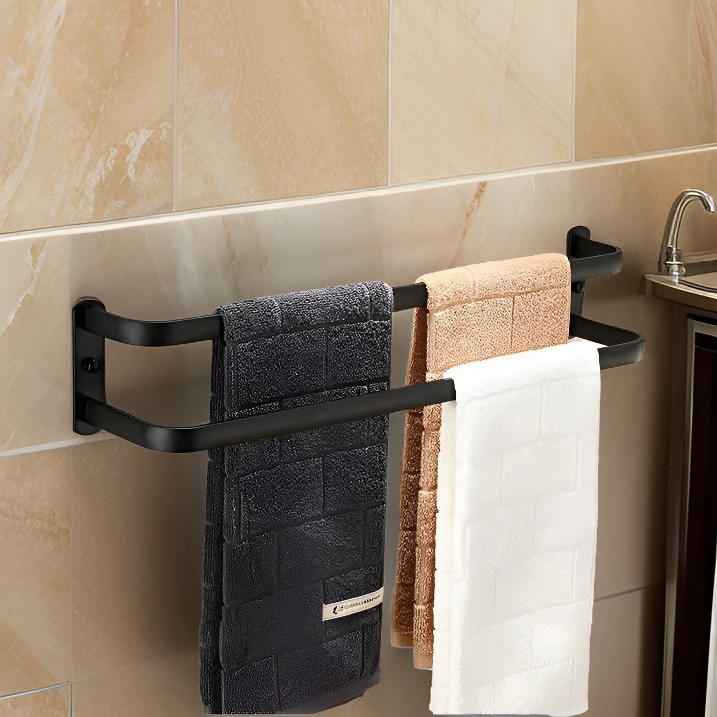 Handdoekhouder - HangEase - Ruimtebesparend Design - Badkamer Organizer