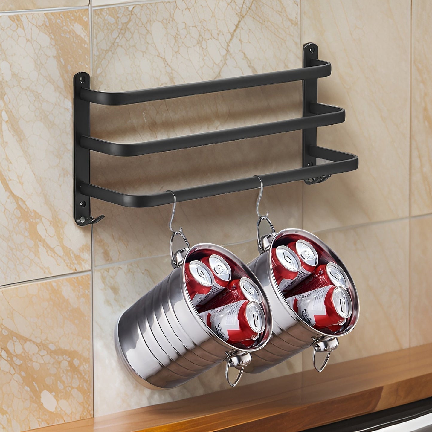 Handdoekhouder - HangEase - Ruimtebesparend Design - Badkamer Organizer