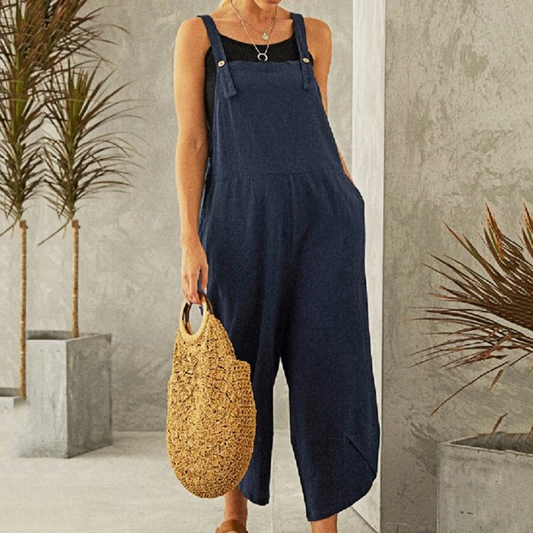 Tuinjumpsuit - RelaxFit - Casual Stijl - Wijde Pijpen Design