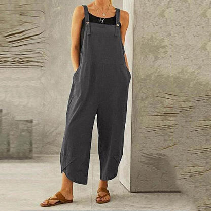 Tuinjumpsuit - RelaxFit - Casual Stijl - Wijde Pijpen Design