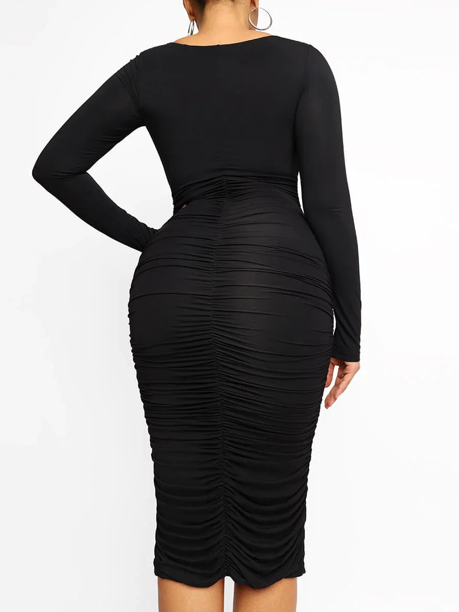 Shaper Jurk - BodySlim - 360° Ondersteuning - Gerimpelde Pasvorm