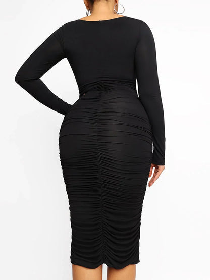 Shaper Jurk - BodySlim - 360° Ondersteuning - Gerimpelde Pasvorm