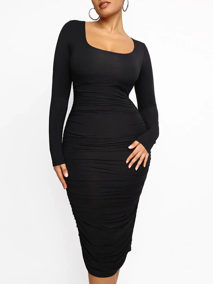 Shaper Jurk - BodySlim - 360° Ondersteuning - Gerimpelde Pasvorm