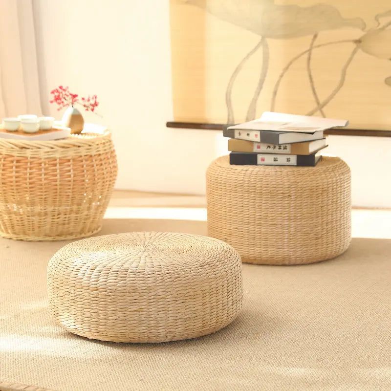 Vloerkussen - ZenComfort - Japanse Stijl - Pluche Zitting