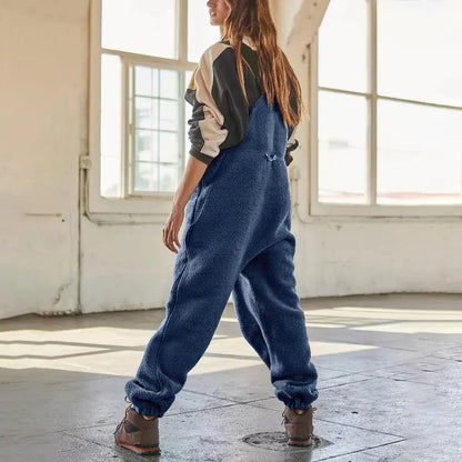Fleece Overall - WarmFit - Verstelbare Bretels - Gezellige Winterstijl