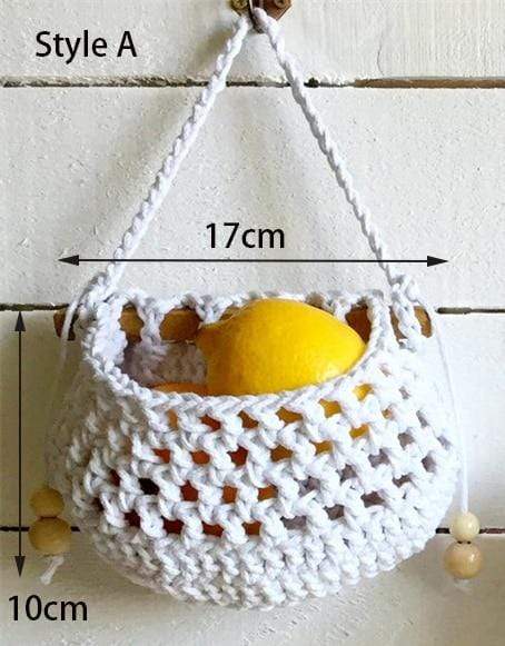 Fruitmand - BohoHarvest - Macrame Design - Handgemaakte Opslag