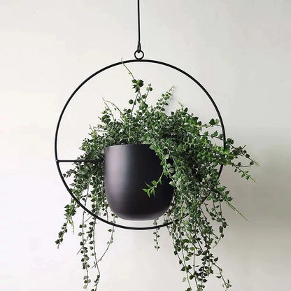 Hangende Bloempot - DecoBloom - Metalen Ketting - Elegante Uitstraling