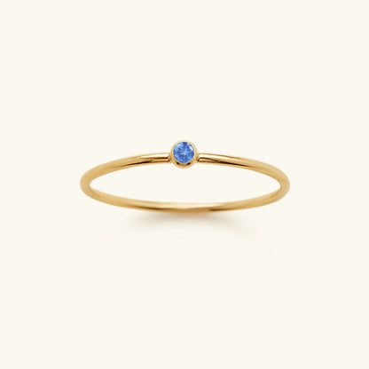Geboortesteen Ring Sieraad - Auravella - Persoonlijk Cadeau Idee - Elegante Dames Accessoire