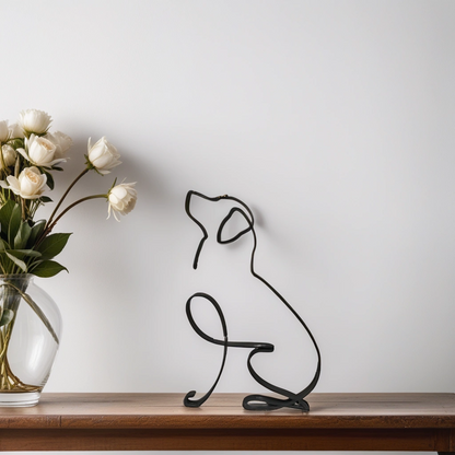 Hondensculptuur - Artistry - Abstract Design - Unieke Woondecoratie