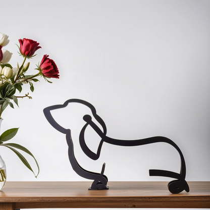 Hondensculptuur - Artistry - Abstract Design - Unieke Woondecoratie