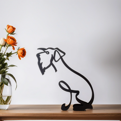 Hondensculptuur - Artistry - Abstract Design - Unieke Woondecoratie