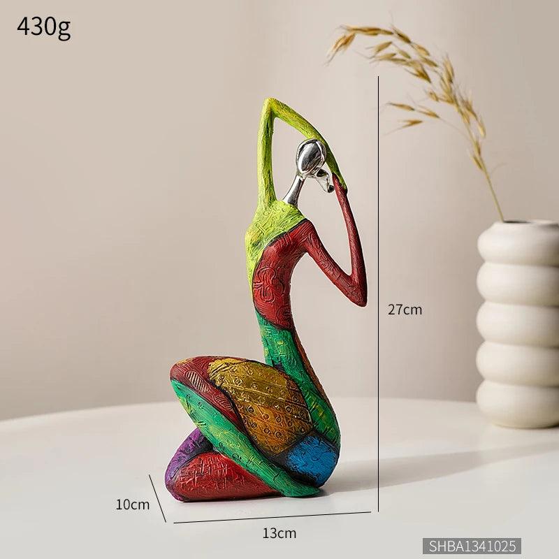 Decoratief Beeldje - ScandiArt - Abstract Ontwerp - Liefde Thema