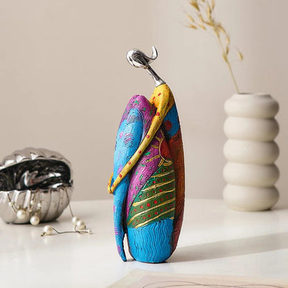 Decoratief Beeldje - ScandiArt - Abstract Ontwerp - Liefde Thema