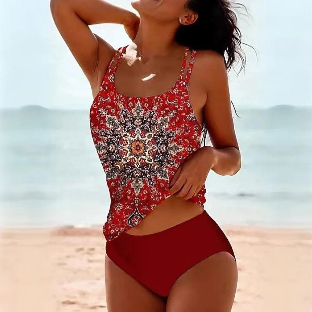 Tankini Set - AquaFit - Stijlvol Ontwerp - Comfortabele Pasvorm