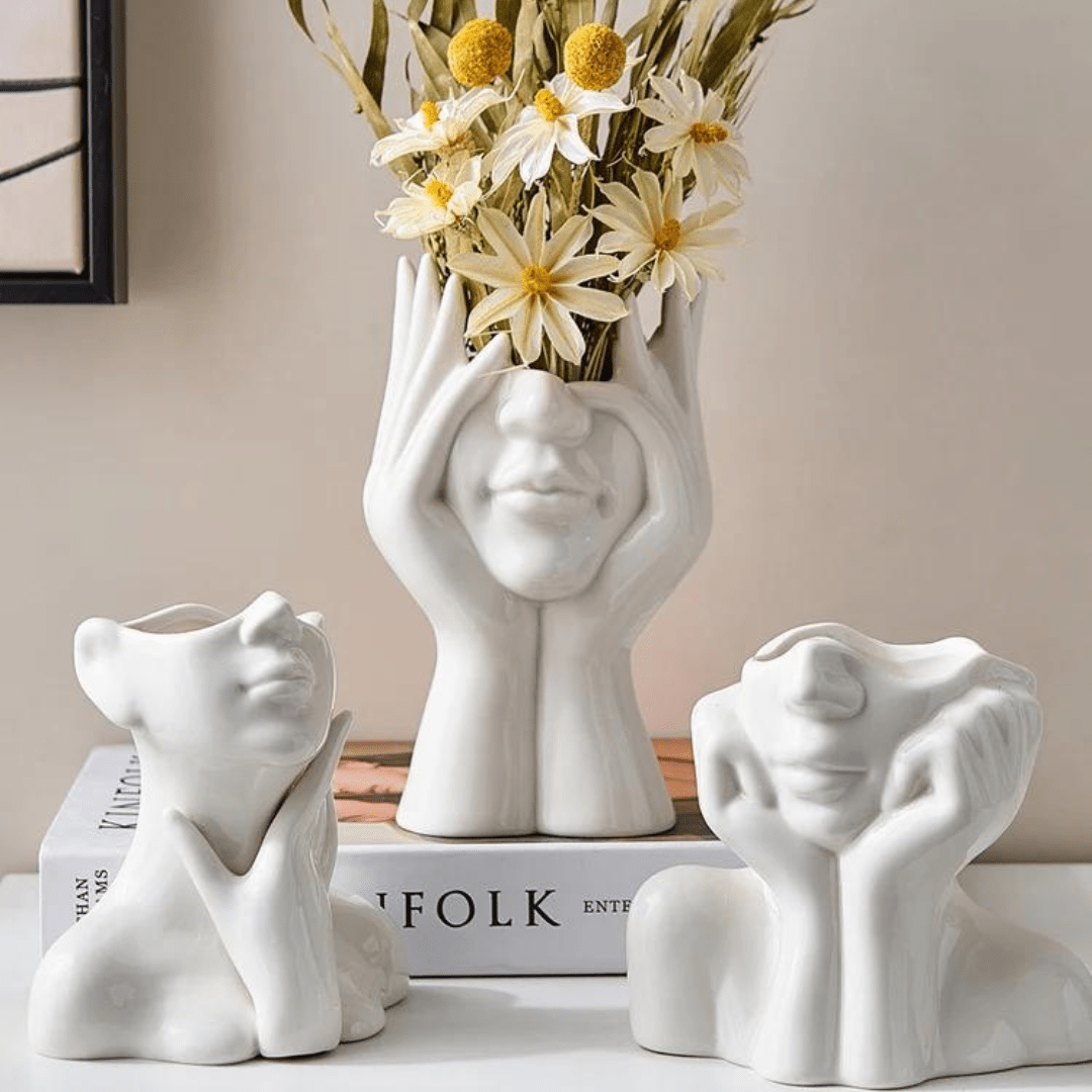 Decoratieve Vaas - Artisva - Sculpturaal Design - Creatief Ornament