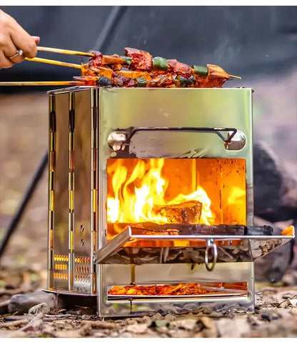 Kampvuurkachel - FireMax - Opvouwbaar Ontwerp - Draagbaar Koken
