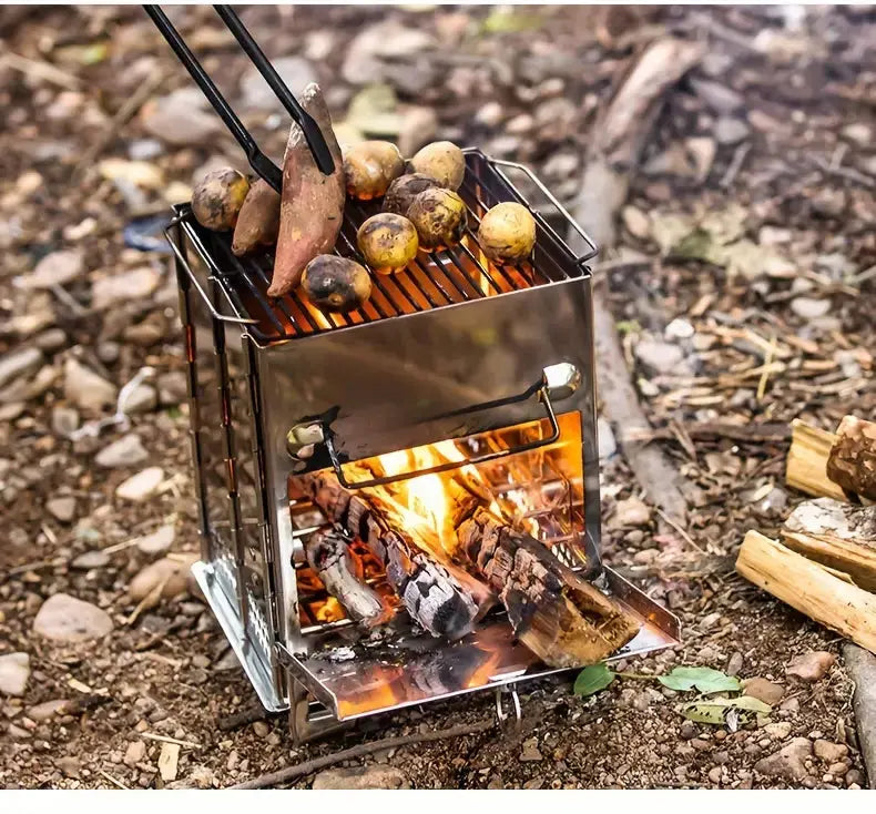 Kampvuurkachel - FireMax - Opvouwbaar Ontwerp - Draagbaar Koken