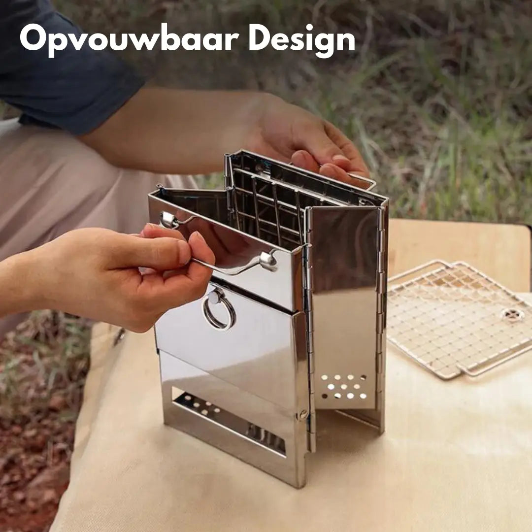 Kampvuurkachel - FireMax - Opvouwbaar Ontwerp - Draagbaar Koken