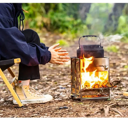 Kampvuurkachel - FireMax - Opvouwbaar Ontwerp - Draagbaar Koken