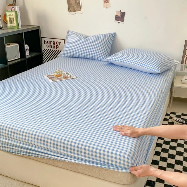 Hoeslaken - CozyHome - Klassiek Geruit - Zacht Katoen