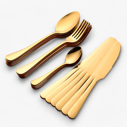 Bestekset - LuxeFork - Elegante Ontwerp - Duurzaam RVS