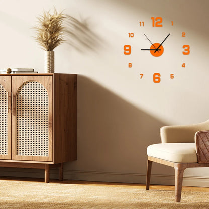DIY Wandklok - TimeFlow - Randloos Ontwerp - Stille Beweging