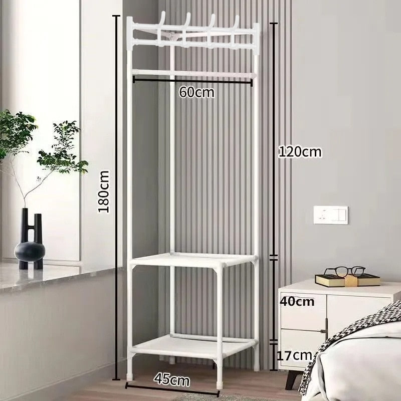 Kledingrek - SpaceSaver - Opvouwbaar Design - Hoekopslag