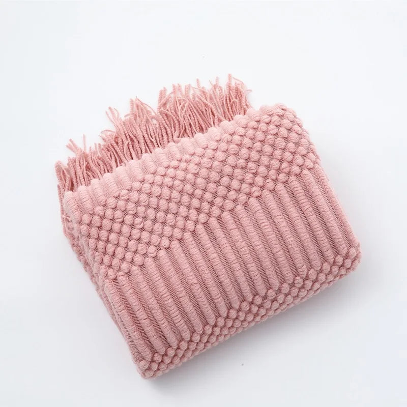 Geweven Deken - SoftLoom - Cozy Design - Franje Detail