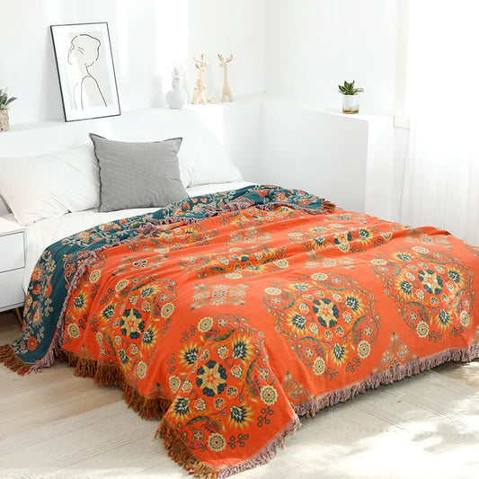Katoenen Deken - LuxeWeave - Zachte Touch - Gezellige Elegantie