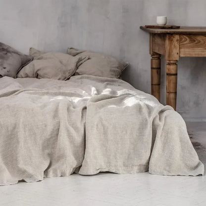 Flessenlaken - Linenova - Steenzoutgewassen - Ademend Comfort