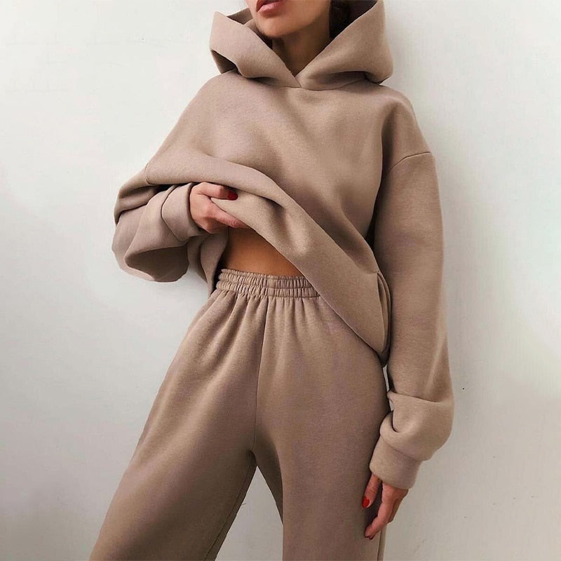 Dames Lounge Set - CozyFit - Oversized Sweatshirt - Comfortabele Joggingbroek