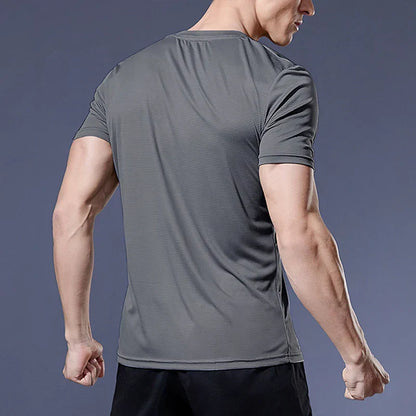Compressie T-Shirt - FitTech - Sneldrogend Stof - Sportief Design