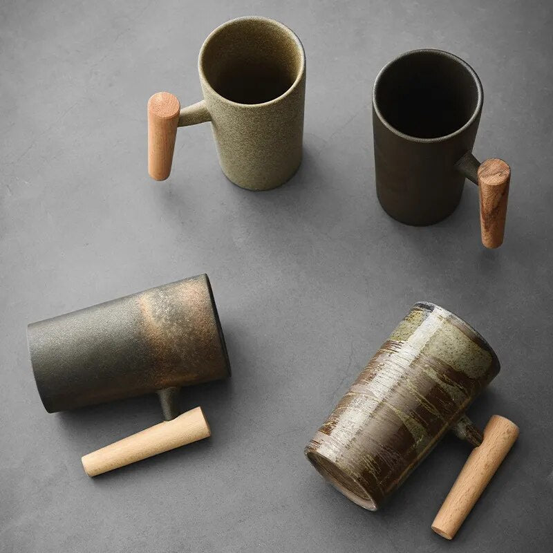 Keramische Mok - BrewEase - Warmtebehoudend Ontwerp - Stijlvolle Nordic Uitstraling